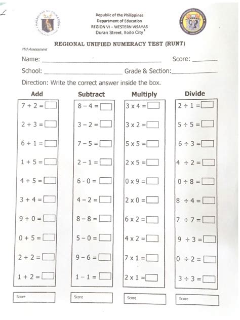 basic math test for dealers|Basic Numeracy (Math) Test: Practice & Tips .